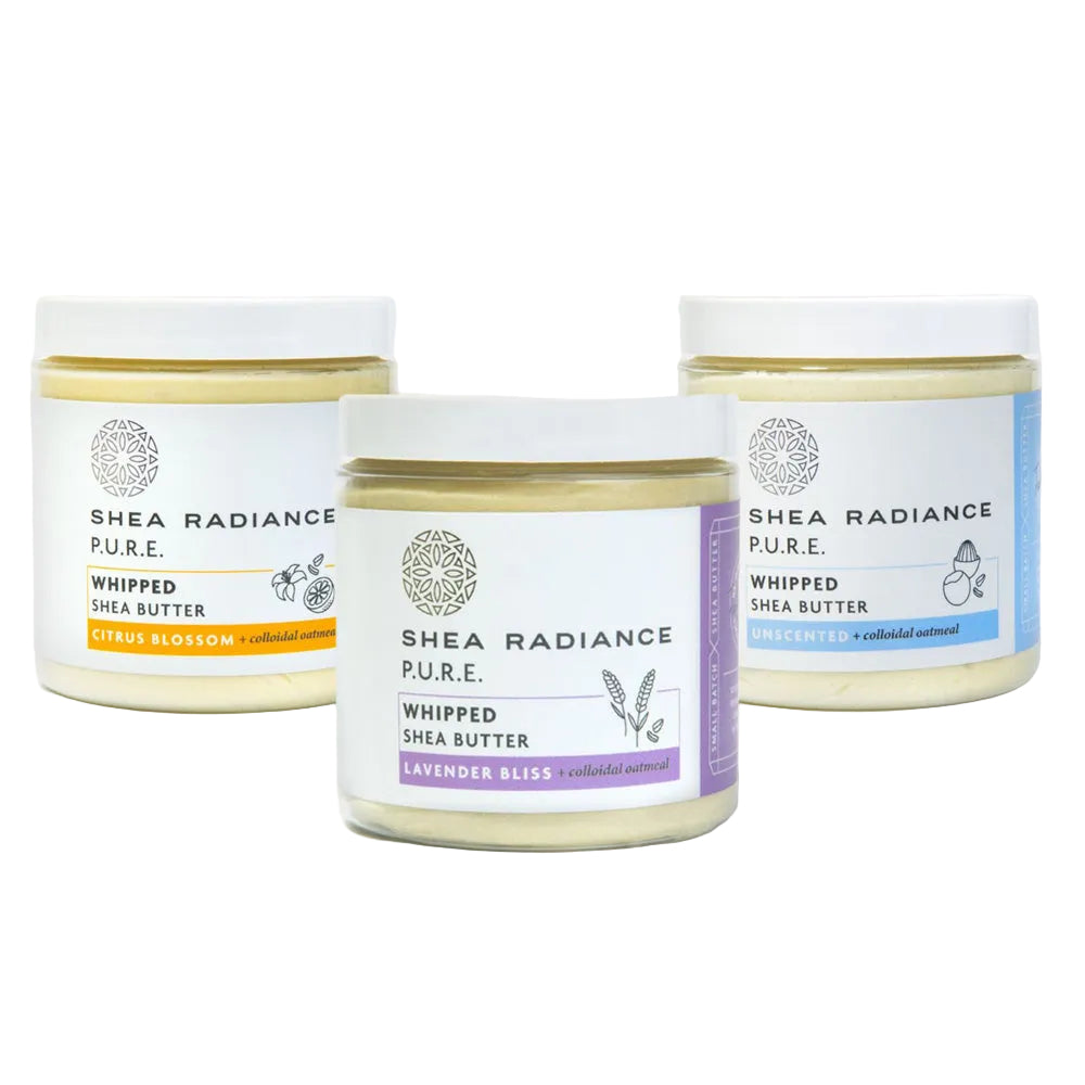 Whipped Shea Body Butter with Colloidal Oatmeal for Dry and Sensitive Skin