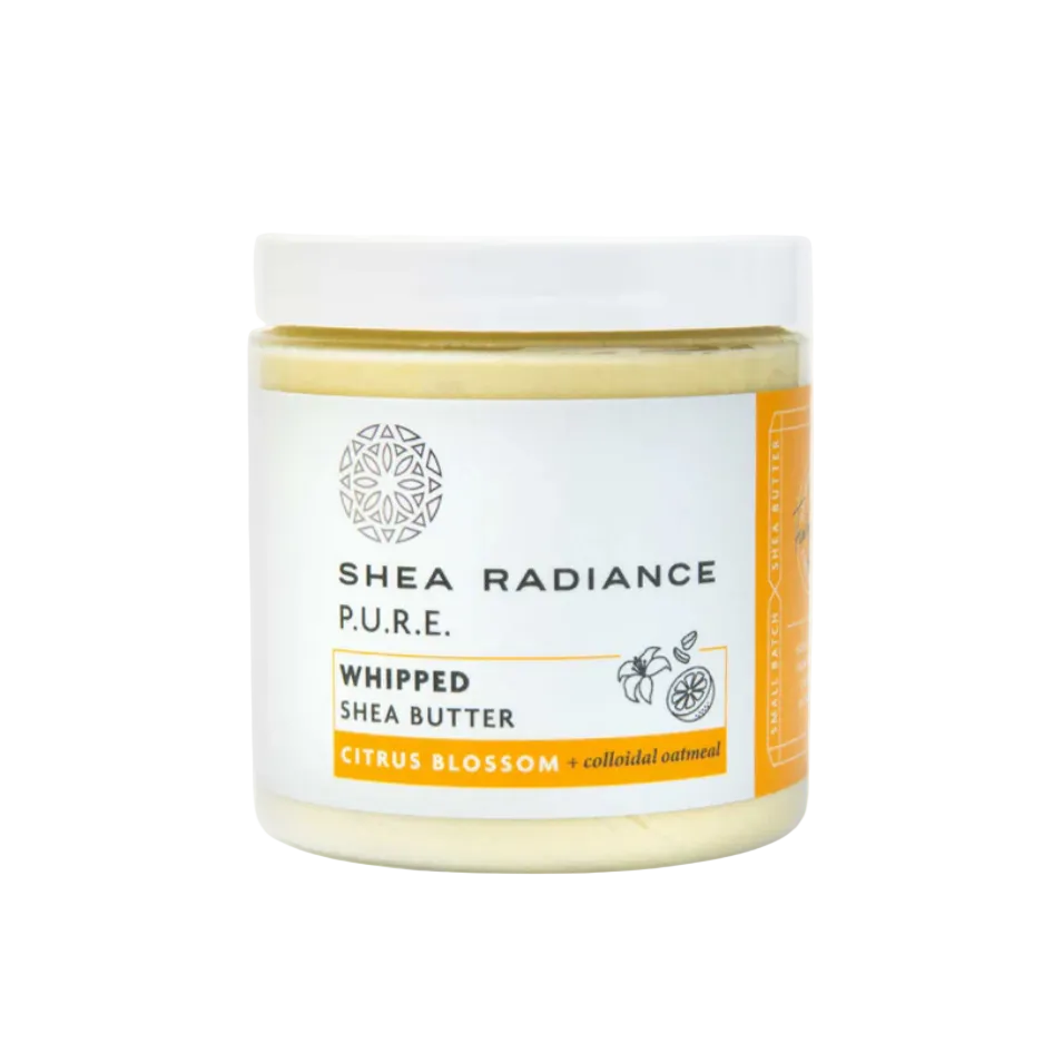 Whipped Shea Body Butter with Colloidal Oatmeal for Dry and Sensitive Skin