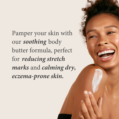 Whipped Shea Body Butter with Colloidal Oatmeal for Dry and Sensitive Skin
