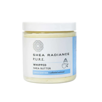 Whipped Shea Body Butter with Colloidal Oatmeal for Dry and Sensitive Skin