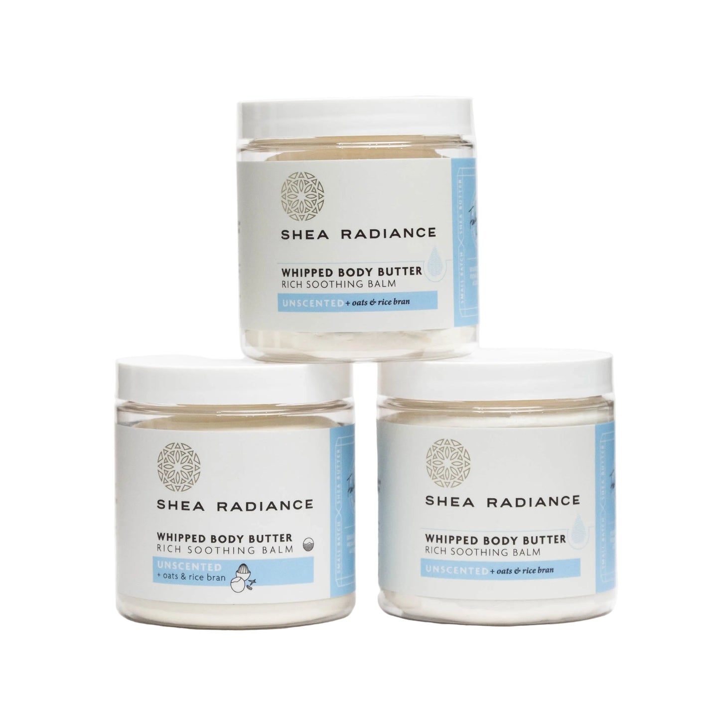 Whipped Shea Body Butter with Colloidal Oatmeal for Dry and Sensitive Skin