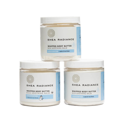 Whipped Shea Body Butter with Colloidal Oatmeal for Dry and Sensitive Skin